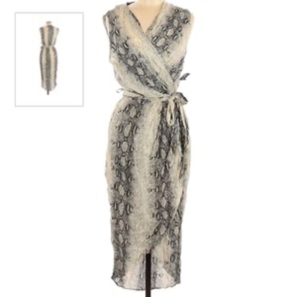 Paper Heart Sexy snake print dress.